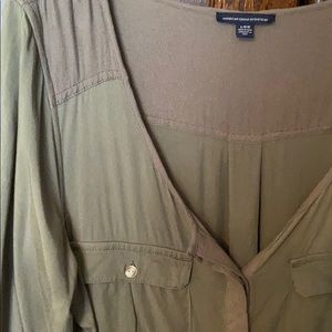 American Eagle 🦅 army green dress